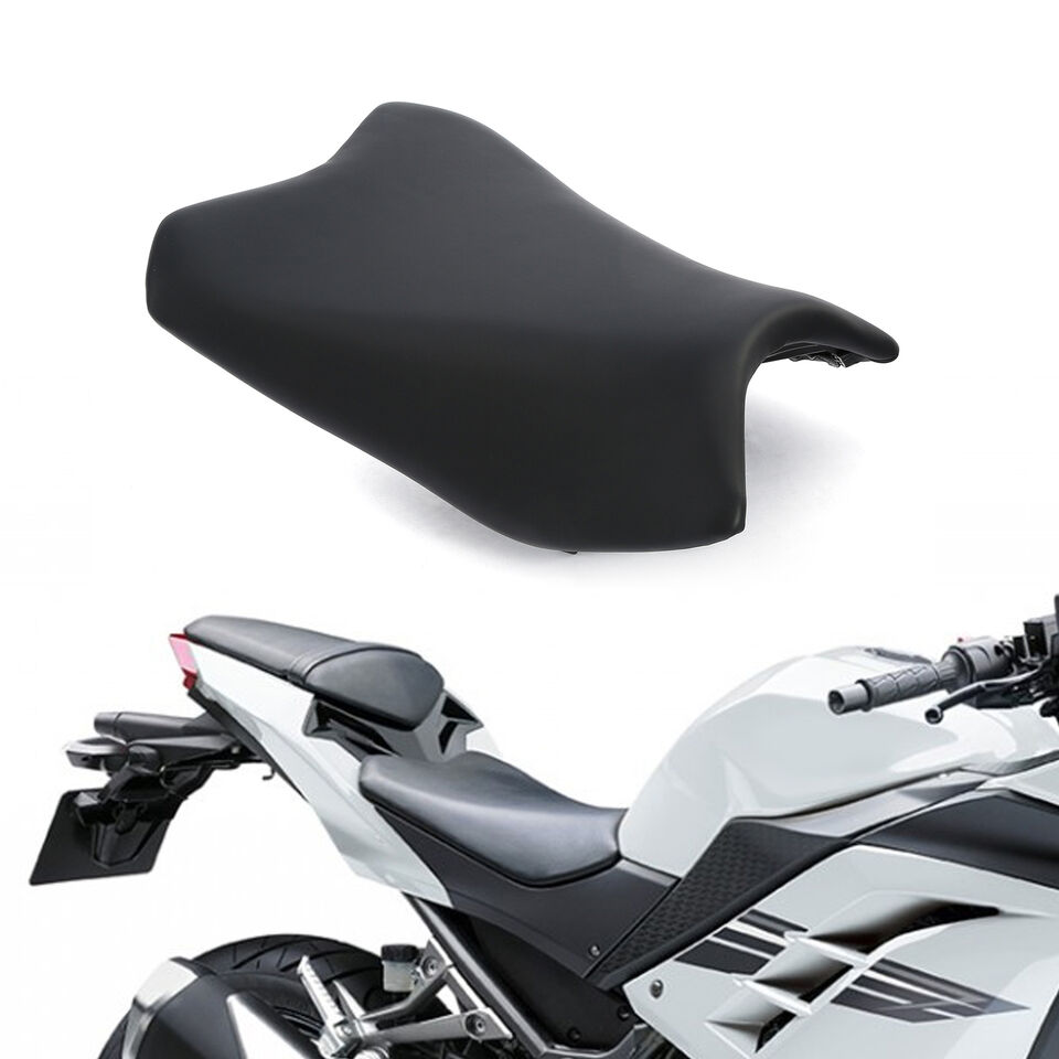 Black Front Driver Rider Seat Fit For Kawasaki Ninja EX300 2013-2017 2014 2015443
